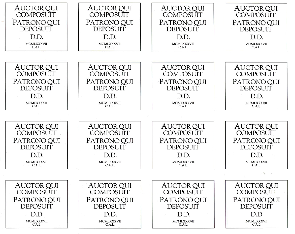 19870800 WM DEDICATION For bound volumes of the first six issues.jpg